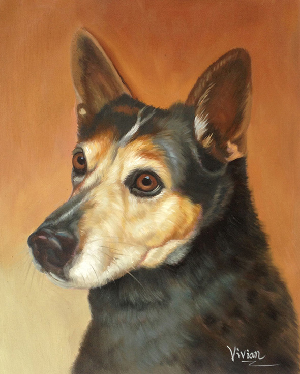 dear friend painting dog