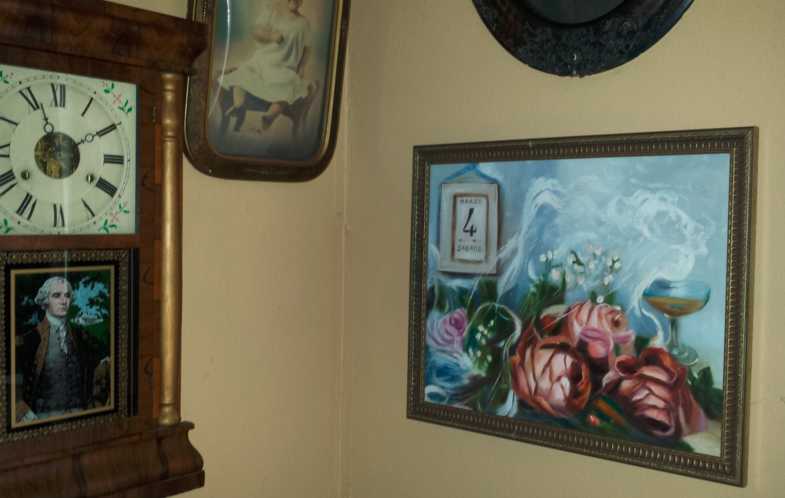 Since I was a little boy, I remembered going to my grandma`s house to visit and just stare at these two paintings she had in her foyer. One of them was of a calendar sitting on a table with a bride`s veil, a glass of champagne and some roses. The date on 