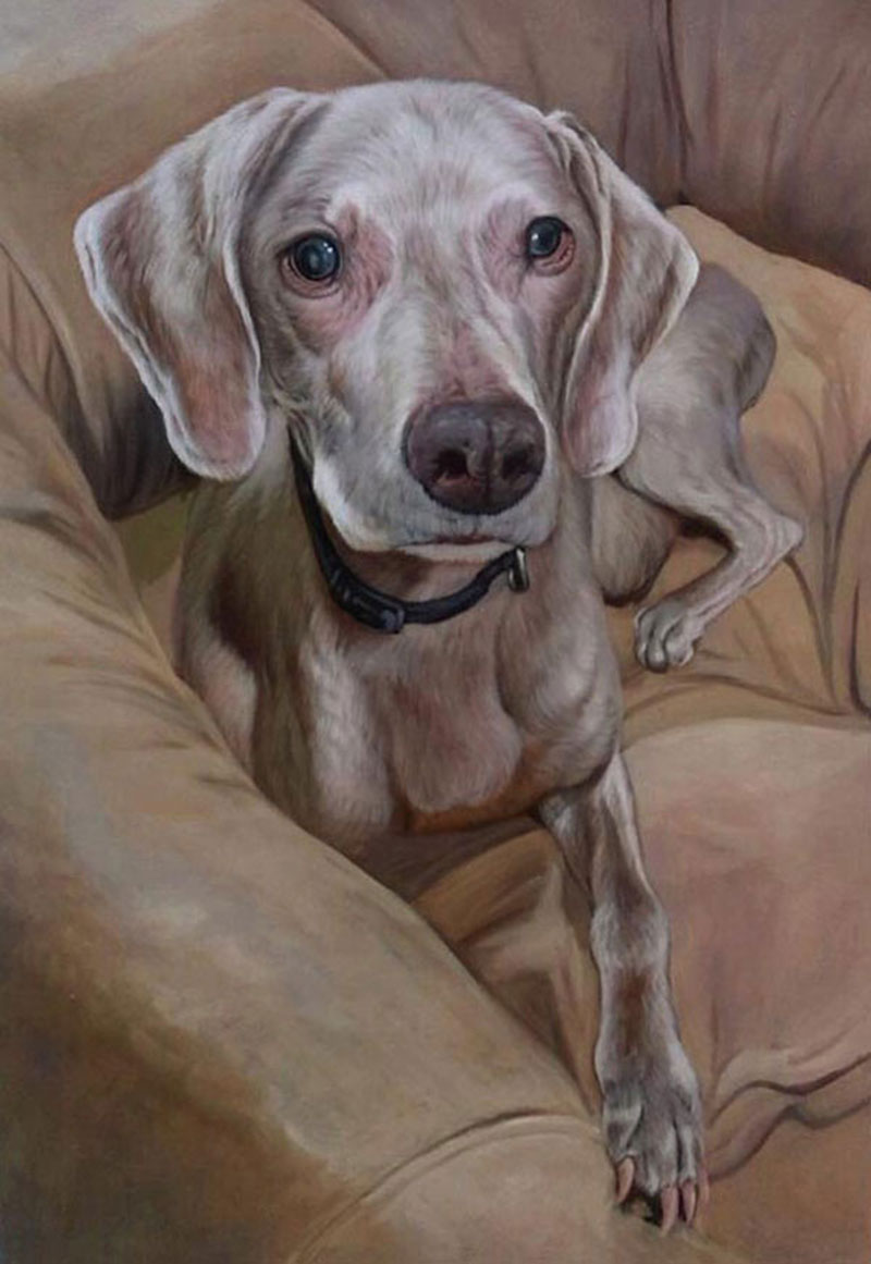 custom dog art portrait