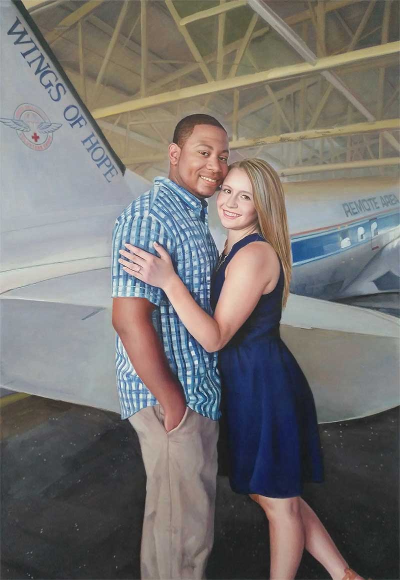 turn a picture into a painting