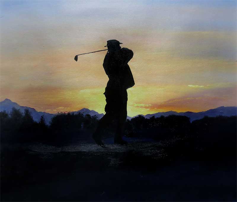 golf silhouette 