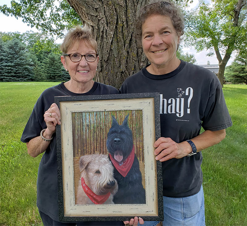 paint your pet - custom portrait dogs
