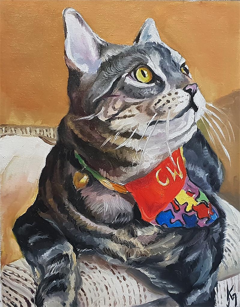 portrait de chat