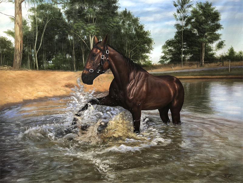 Custom Horse Portrait Paint Your Life   1e71 1548346887012419 