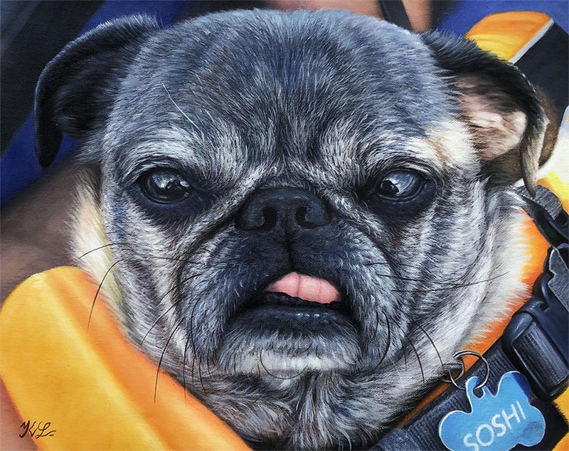custom dog art