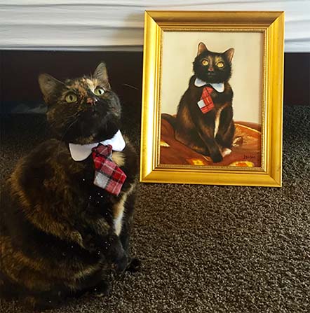 cat painting