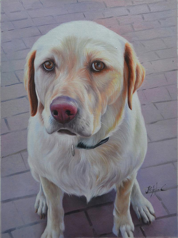 stunning details oil painting