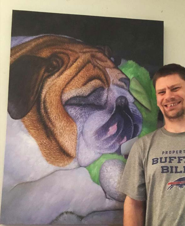 paint your pet custom portrait