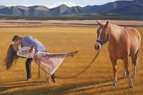 Ultra-realistic oil painting