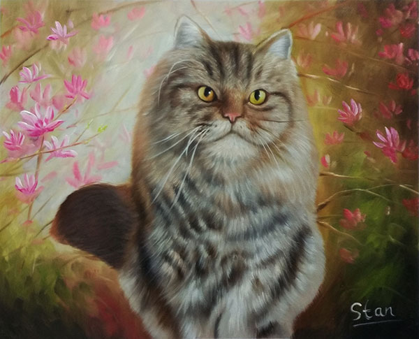 Tableau de chat