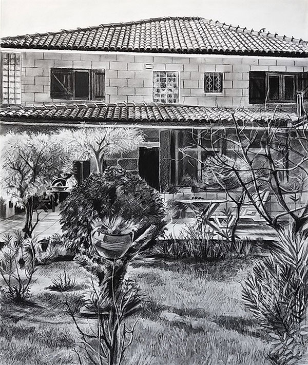 dibujos a carboncillo