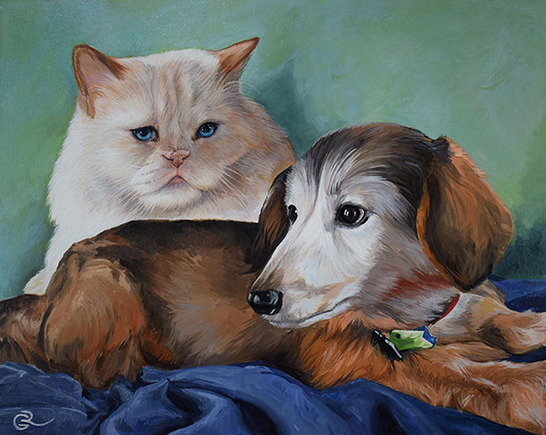 retratos de mascotas