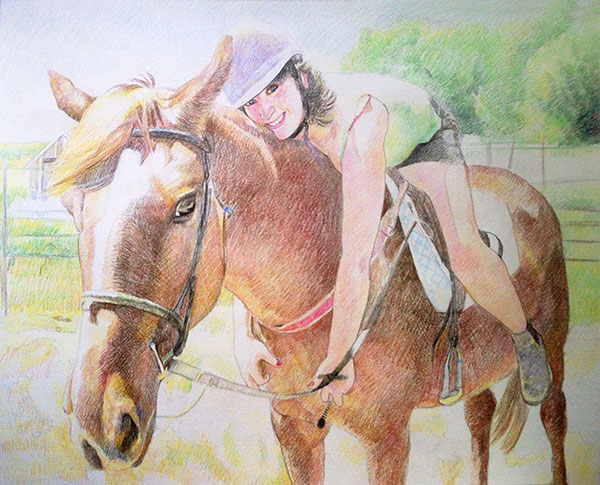 Portrait de cheval