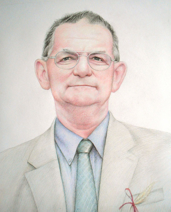 peinture portrait homme