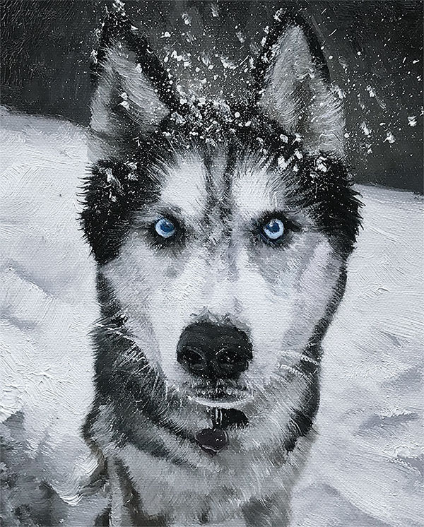 le chien dans la peinture