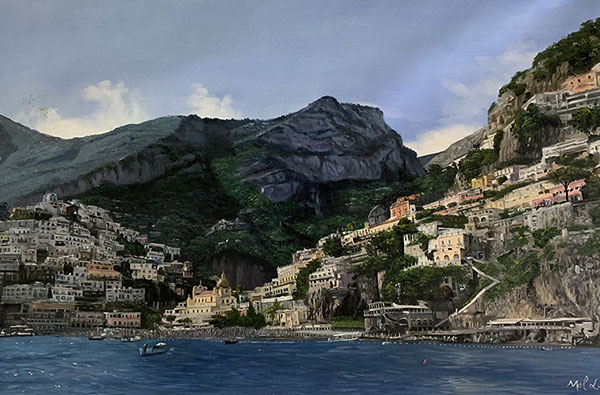 Stunning handmade painting of a landscape