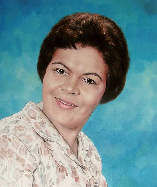 oil painting in vintage