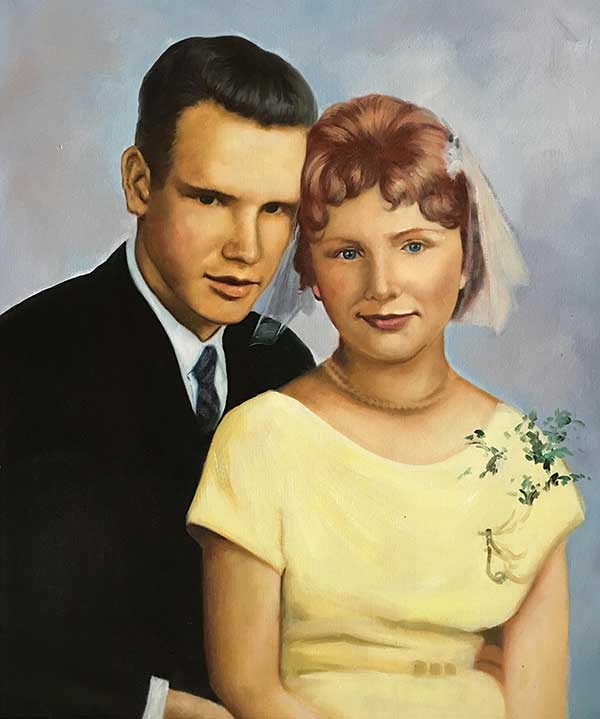 hand painted portraits
