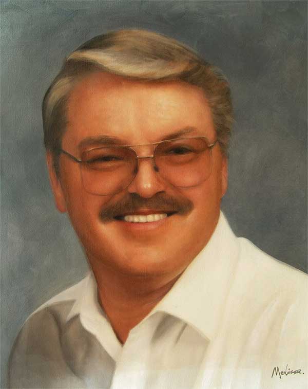 an vintage oil painting of a man