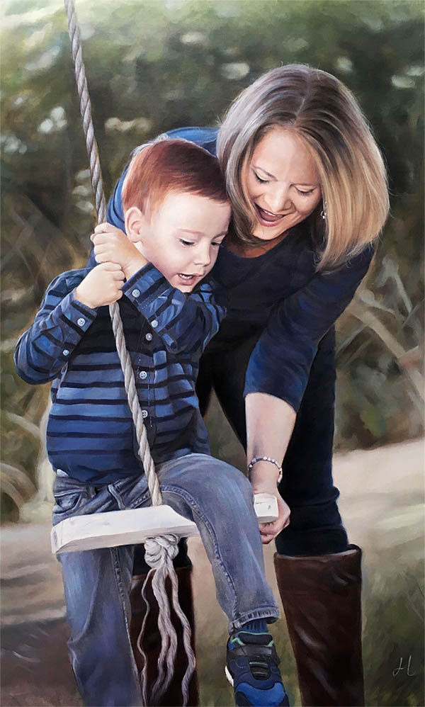 custom portrait drawing