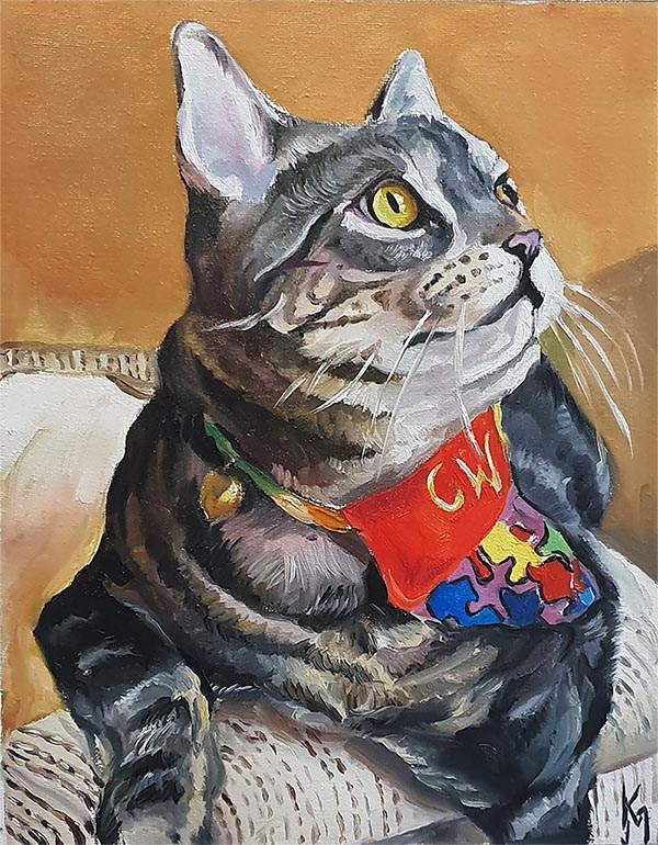 portrait de chat