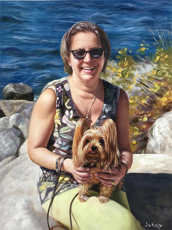 turn a picture into a painting
