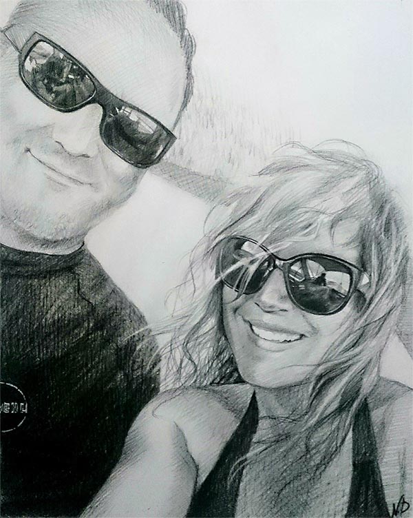 hand drawn pictures from photos