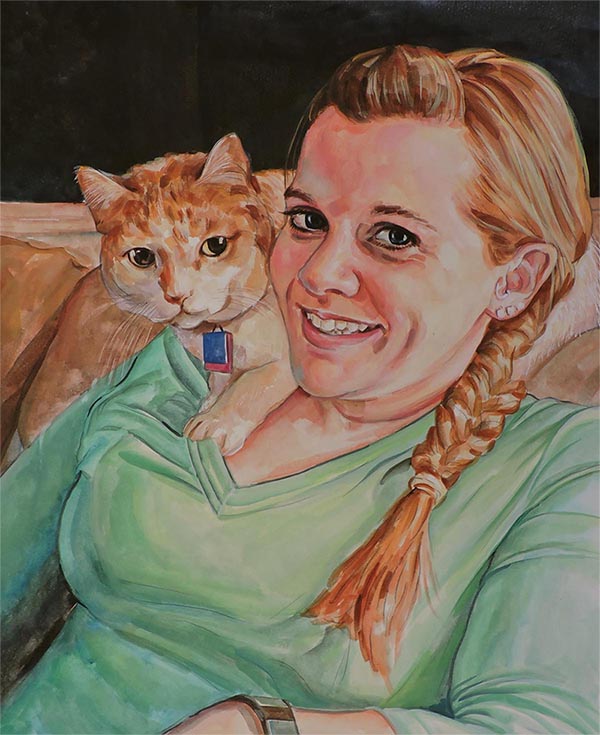 custom portrait drawing