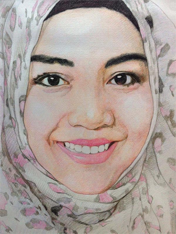 custom portrait drawing