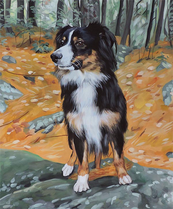 custom dog art