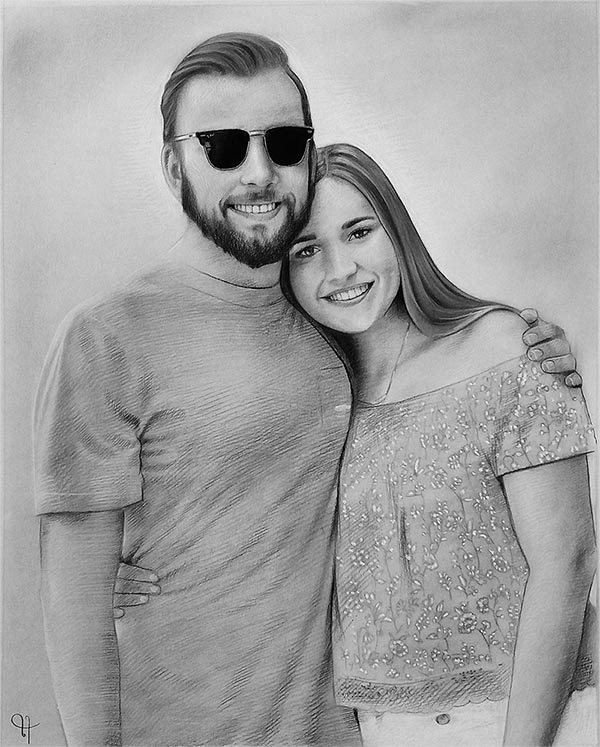 charcoal drawings