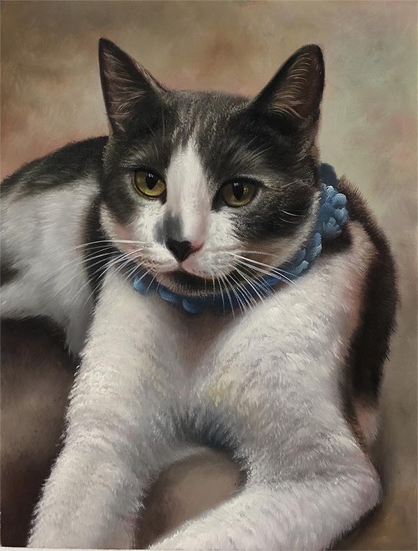 Peinture de chat