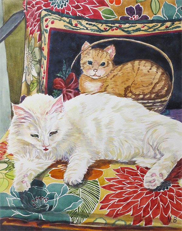 Les chats en peinture