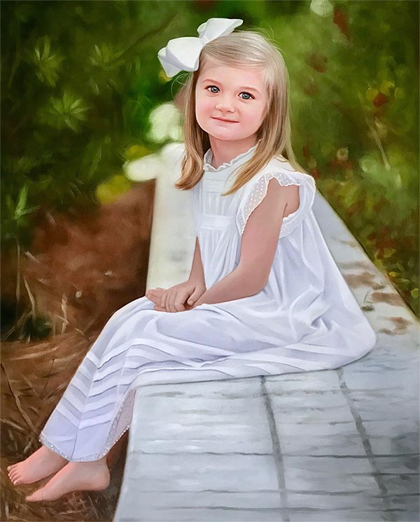 portrait petite fille