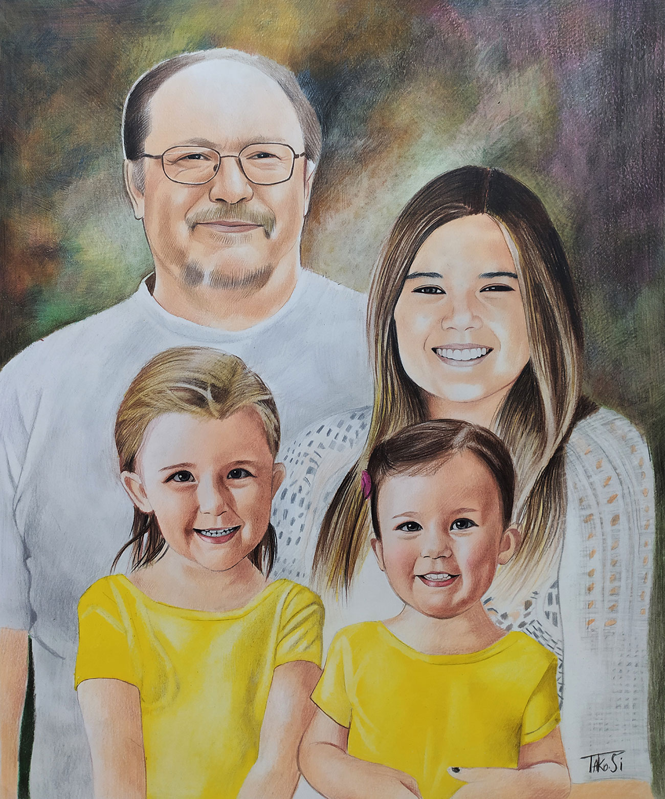 Custom Family Portraits | Family Paintings | Paint Your Life