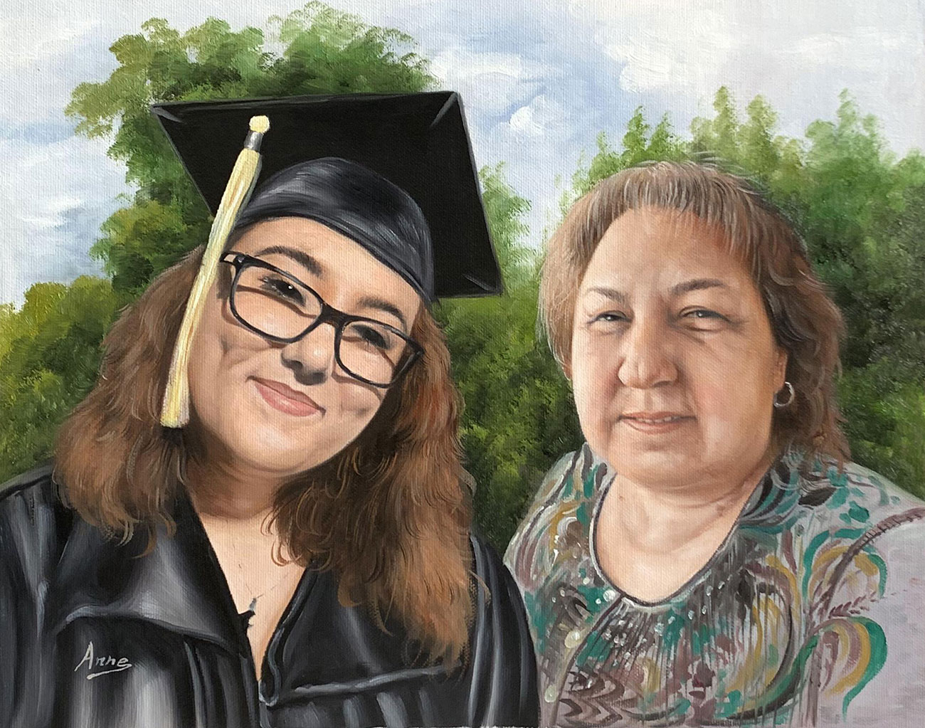 Graduation Portraits with Lost Loved Ones PaintYourLife