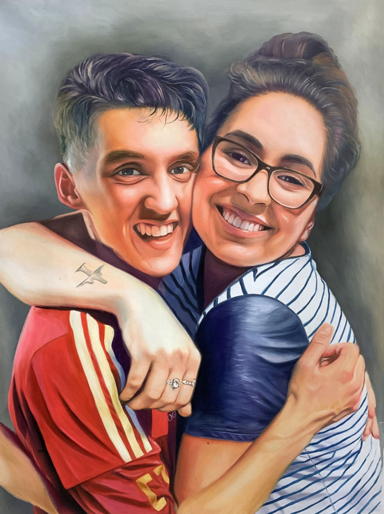 Custom Friends Paintings Oil Portraits Paint Your Life