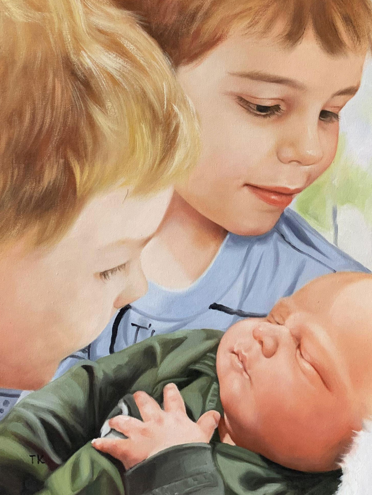 Custom Child Oil Portrait Paint Your Life