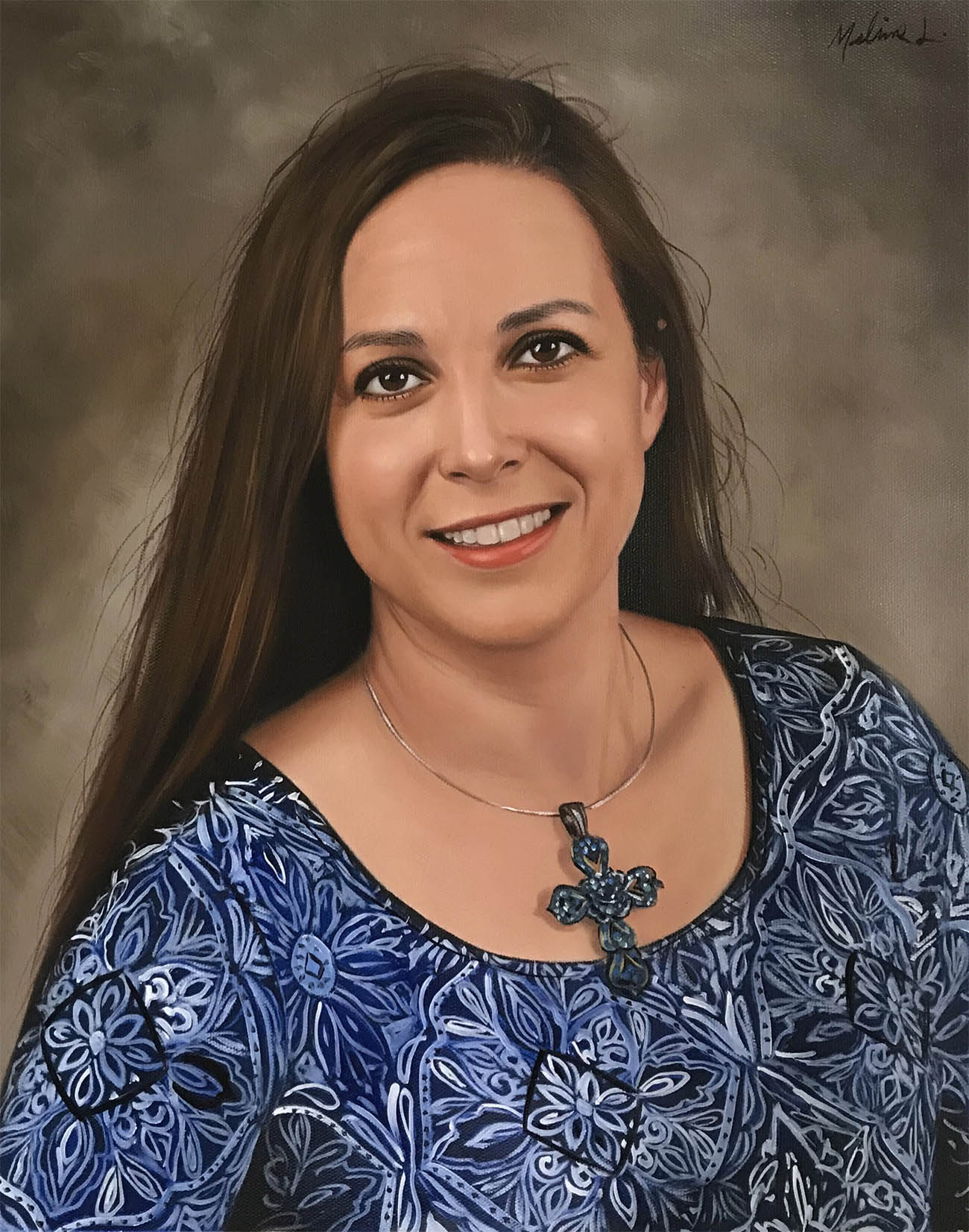 Custom Canvas Painting From Photo to HandPainted Portrait