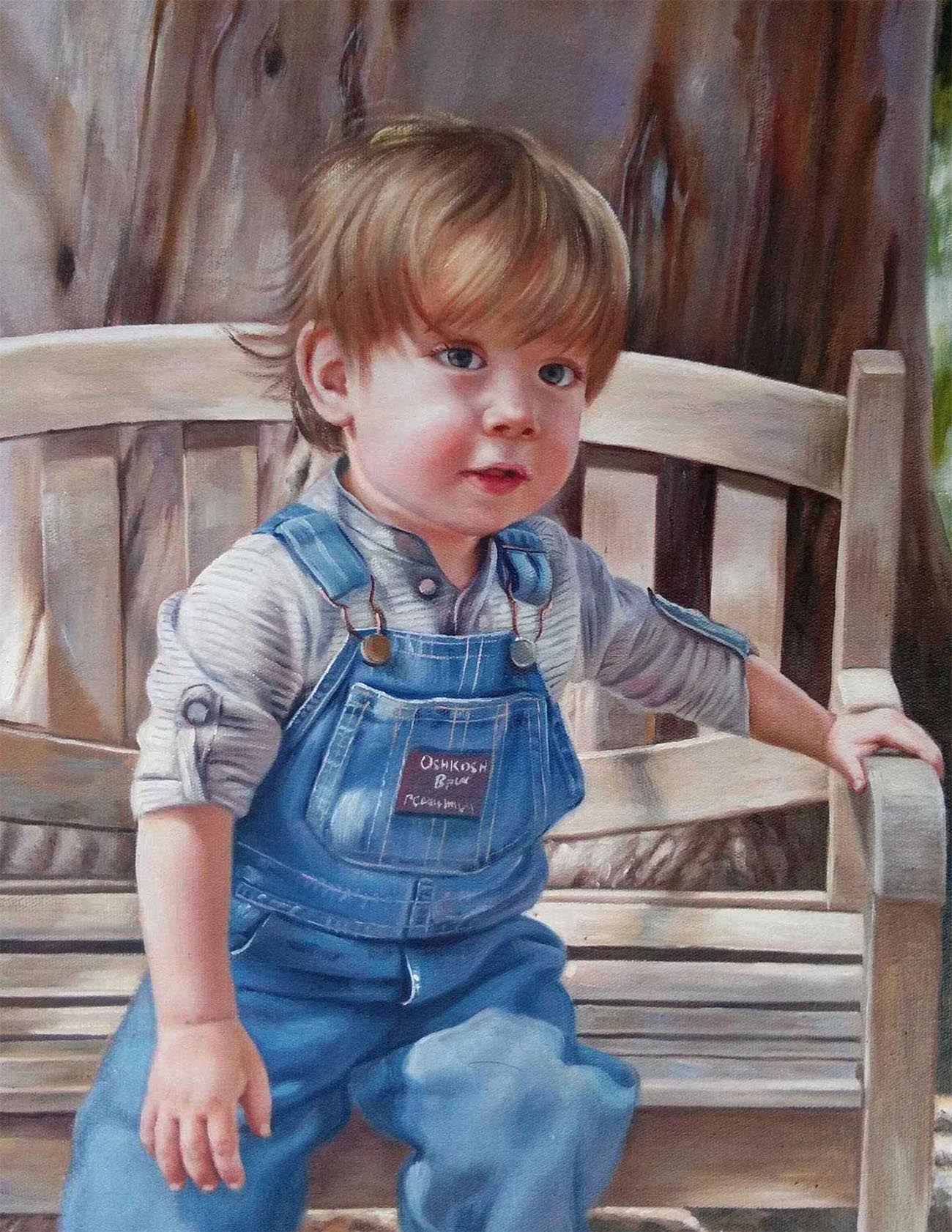 Custom Child Oil Portrait Paint Your Life melissa's Gallery