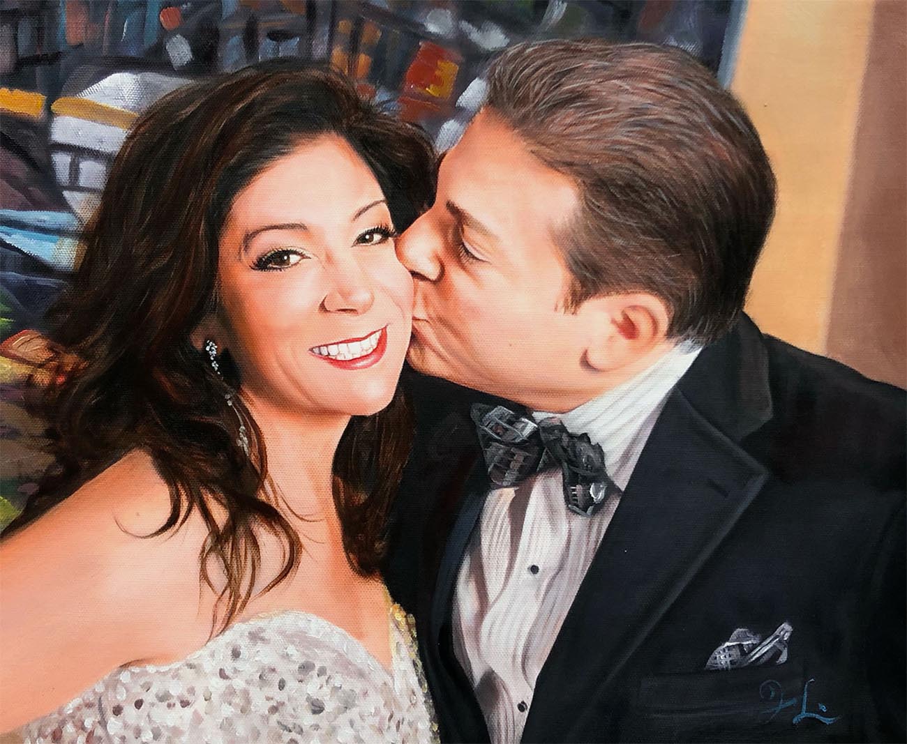 Custom Canvas Painting From Photo to HandPainted Portrait