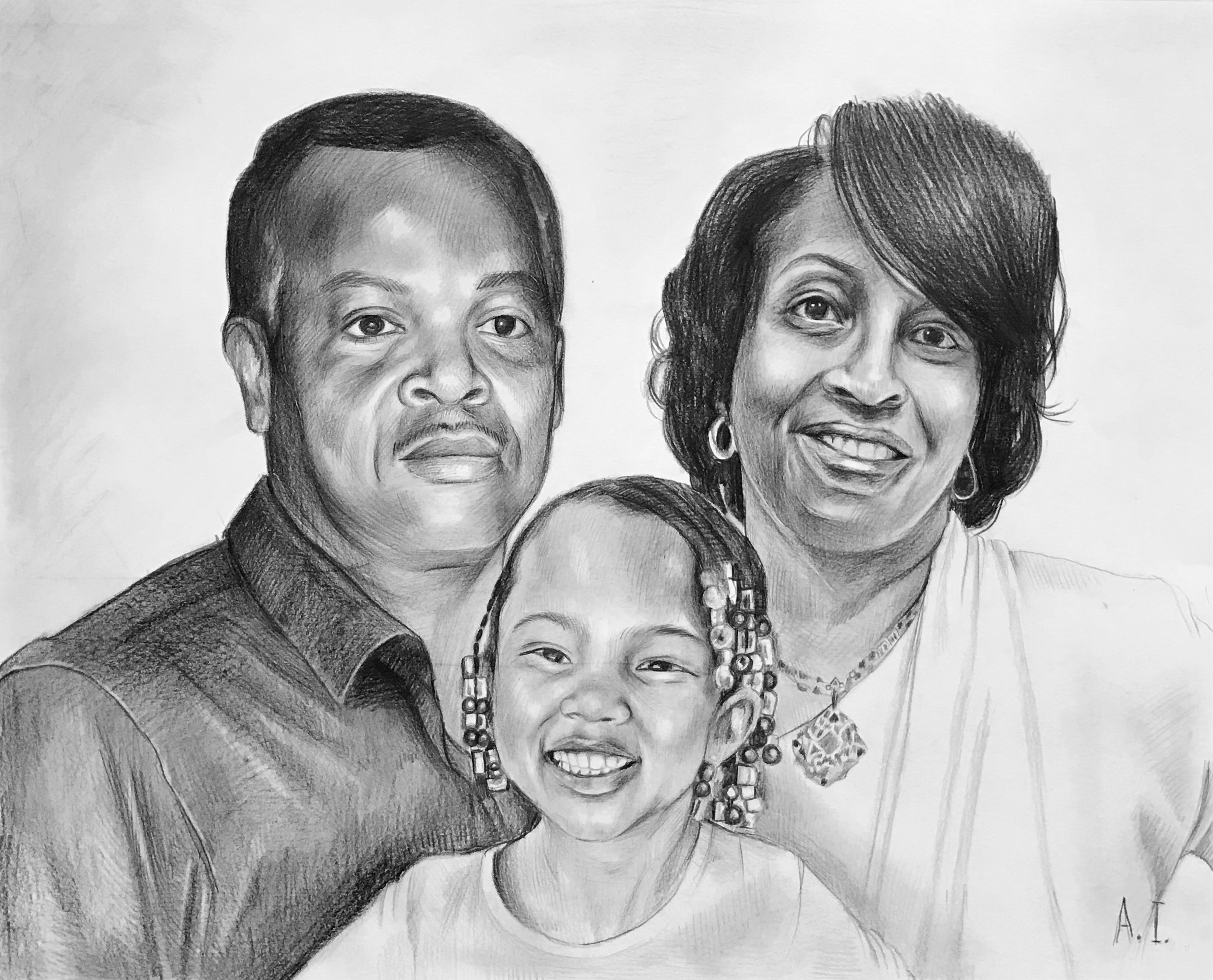 Hand Painted Portraits by Talented Artists PaintYourLife Anne I.'s