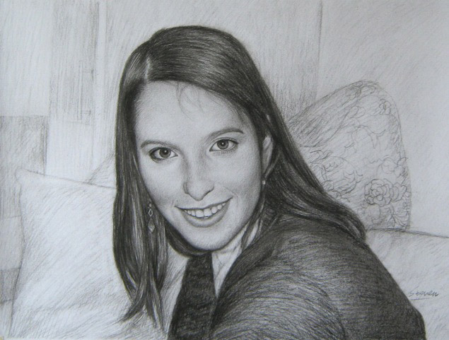 disegno a carboncino da foto