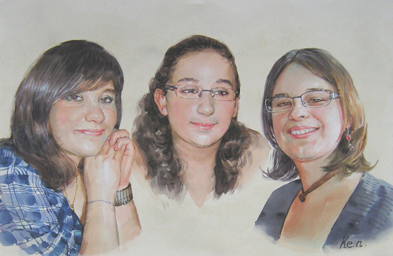 Tableau de soeurs
