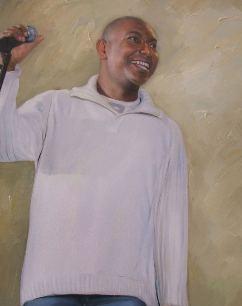 peinture portrait homme