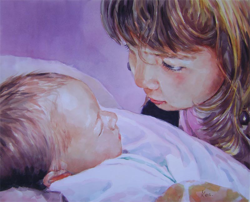 turn pictures into watercolor art
