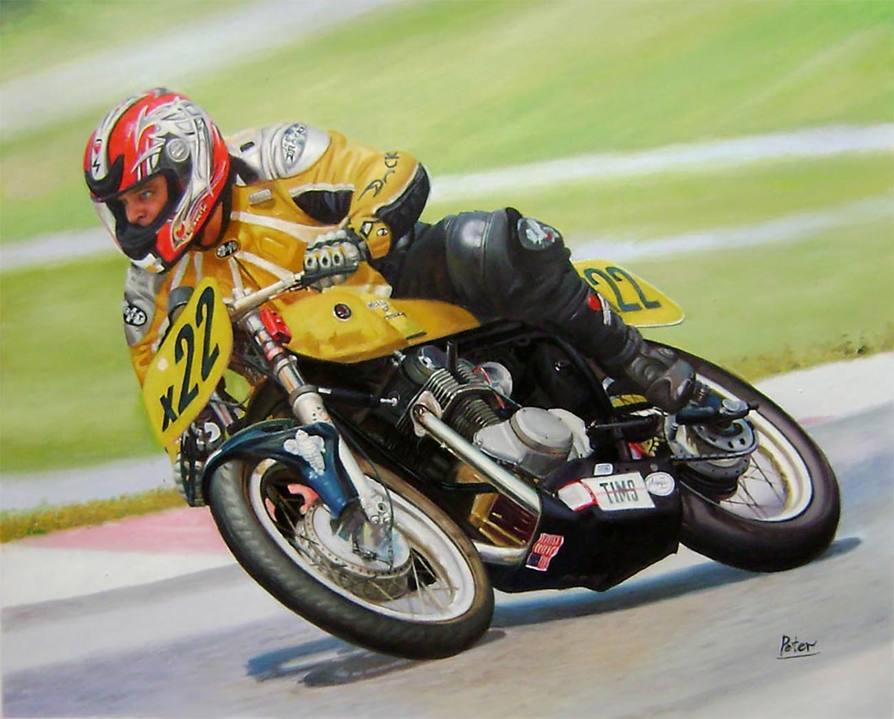 Bikes Portraits | Bikes Paintings by PaintYourLife