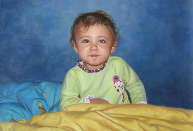 photo à la peinture