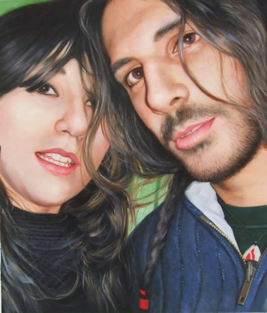 regalos originales, de foto a cuadro, pintura en linea