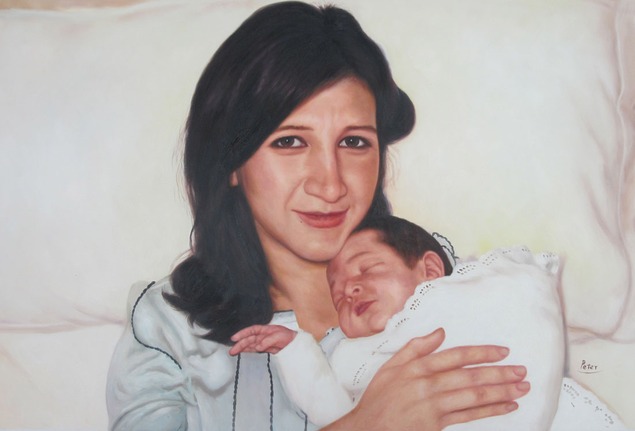 Portrait maman et bébé